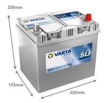 VARTA D47 - BATERIA VARTA DYNAMIC SLI 60AH 540A +DCH