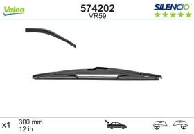 ESCOBILLAS LIMPIAPARABRISAS VR59 - ESCOBILLA TRASERA VR59 VALEO 574202