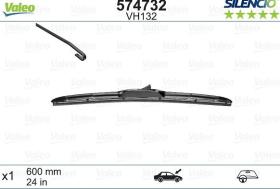 ESCOBILLAS LIMPIAPARABRISAS 3276425747326 - ESCOBILLA 600mm HIBRIDA VALEO VH132 574732