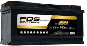 BATERIAS FQS100AGM0 - BATERIA FQS  AGM 105AH 950A  AGM START/STOP