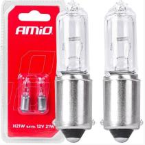ACCESORIOS 5903293033579 - JGO.2  LAMPARAS HALOGENAS H21W AMIO 03357