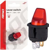 ACCESORIOS 5903293044384 - INTERRUPTOR PALANCA ROJA 12V 04438