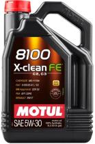 MOTUL 3374650399775 - MOTUL  8100 X-CLEAN FE 5W30 RN17 5L 112781
