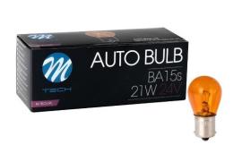 M-TECH 5901508550392 - LAMAPRA 24V 21W AMBAR CENTRADO M-TECH Z919