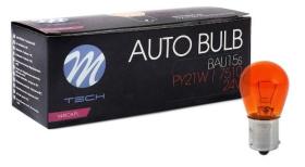 M-TECH 5901508526397 - LAMPARA 24V 21W DESCENTRADA AMBAR M-TECH Z936