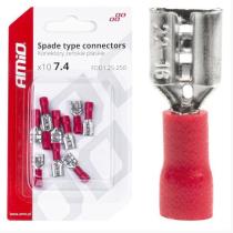 ACCESORIOS 5903293030622 - TERMINAL PLANO HEMBRA ROJO AMIO 03062