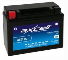 BATERIA MOTO ATZ12SGEL - BATERIA MOTO AXCELL GEL 11.6AH 210A 12V