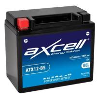 BATERIA MOTO ATX12BSGEL - BATERIA MOTO AXCELL GEL 10.5AH 180A 12V