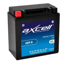 BATERIA MOTO AB9BGEL - BATERIA MOTO AXCELL GEL 9.5AH 115A 12V